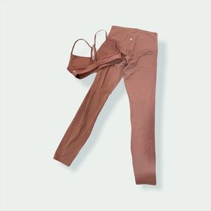 Lululemon Align Spanish Rose Set